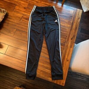 Adidas Black Polyester Apparel with cuffed legs